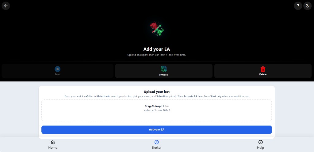 EA Converter upload and activation